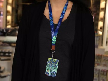 Визитница/держатель удостоверения личности - В. Ван Гог, Ирисы (CARMANI)