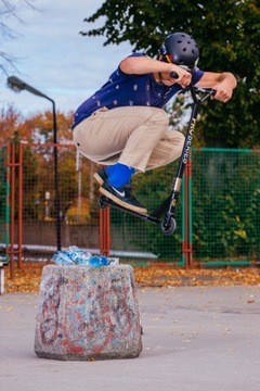 RAVEN Evolution Slick Chrome 100 мм трюковый самокат