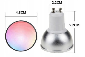 Светодиодная лампа GU10 RGB+CCT ZigBee 3.0 TUYA