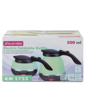Туристический электрический чайник сложен на 0,5 л камиль