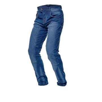 Spodnie jeans motocyklowe ADRENALINE ROCK PPE kolor niebieski XXXL