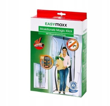 Противомоскитная сетка EasyMaxx, террасная дверь, балкон, 90x210см, магнитная с магнитами