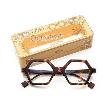 +1.5 Plusy LOKI - ITALY Okulary do komputera Blue Block okulary do czytania