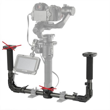 UCHWYT DO GIMBALA SMALLRIG 2210 DUAL HANDGRIP DO HANDHELD GIMBAL NIEKOMPLET