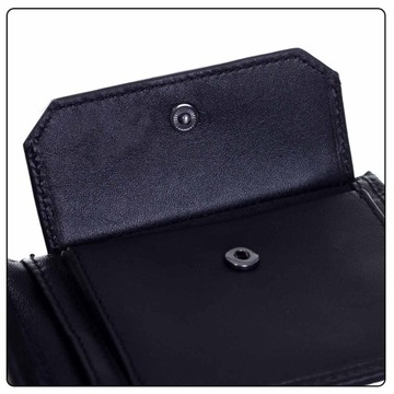 CALVIN KLEIN BEZPIECZNY PORTFEL MĘSKI SUBTLE MIX BIFOLD 5CC W/COIN BLACK