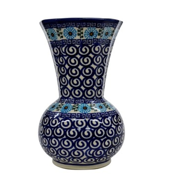 Ceramiczny wazon kanciasty Ceramika Bolesławiec