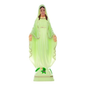 Mary Statue Desktop Ornament Abstract Art Collection Mary Figurine Luminous