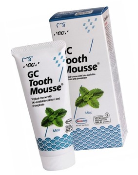 GC Tooth Mousse 35 ml MIĘTA - PŁYNNE SZKLIWO USA