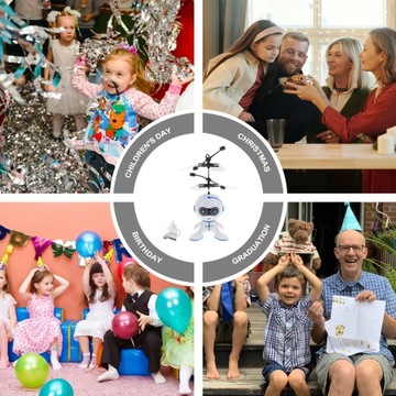 ДРОНЫ С РУЧНЫМ УПРАВЛЕНИЕМ РОБОТ НЛО RC ЛЕТАЮЩАЯ ИГРУШКА