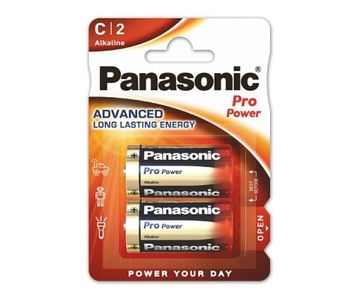 2x Bateria alkaliczna PANASONIC PRO POWER R14 1,5V