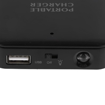 2X Uniwersalna ładowarka podróżna USB na baterie 4x AA