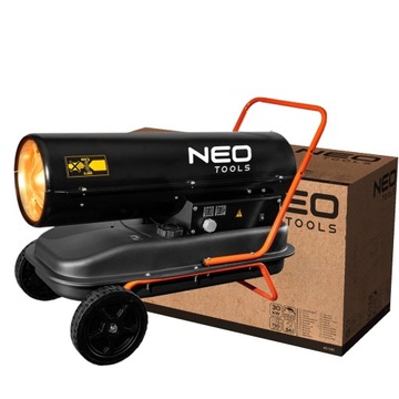 NEO 90-081 БЕНЗИНОВО-МАСЛЯНЫЙ НАГРЕВАТЕЛЬ, НАГРЕВАТЕЛЬ 30 кВт, ВОЗДУХОДУТКА 34 Л, 750 м3/ч