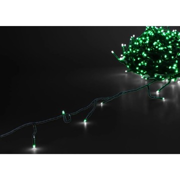 360 светодиодных ламп с программатором, холодный белый, 27 м