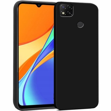 ETUI MATOWE SLIM do XIAOMI REDMI 9C + SZKŁO 9H