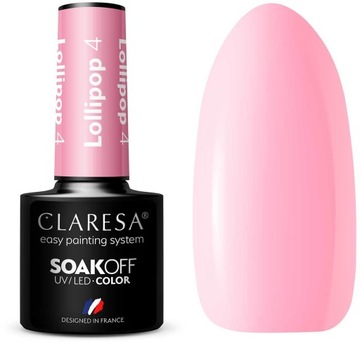 Claresa lakier hybrydowy LOLLIPOP 4 5g pastelowe