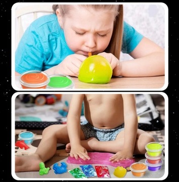 НАБОР SLIME LARGE SLIME XXL — пластиковая масса 128 в 1