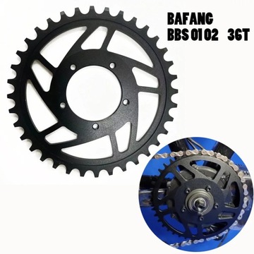 dla BAFANG BBS 01 02 kolarstwo korba Dental Plate części rowerowe Bicicleta