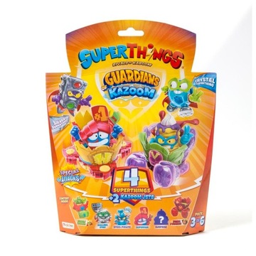 Super Things Zings S9 GUARDIANS 4 Figurki 2 Jety 3