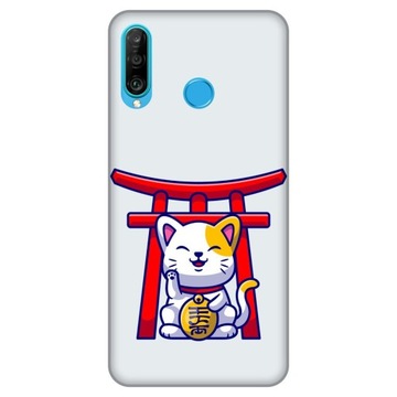 Etui do Huawei P30 Lite Wzory Japonia Samuraj Gejsza Ninja Sushi