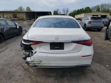 Mercedes Klasa S W223/V223 2022 Mercedes-Benz Klasa S 2022r., 4x4, 4.0L 4.0 Hybryda 496KM, zdjęcie 5