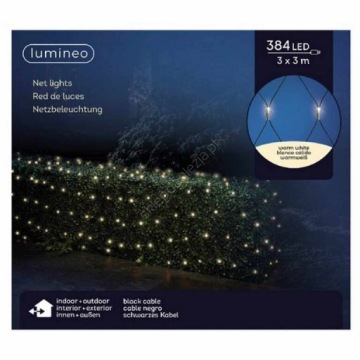 Светильники Сетка для забора, 384 светодиода, внешняя, 3м х 3м