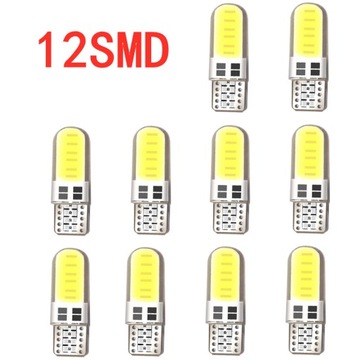 10 sztuk/partia T10 COB 4/6/12 smd Led Auto wnętr