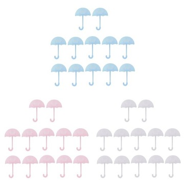 48 маленьких подарочных коробок конфет с зонтиками