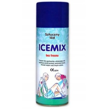 ICEMIX SZTUCZNY LÓD ZAMRAŻACZ W SPRAYU NA URAZY I KONTUZJE 400 ml