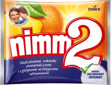 Nimm2 CUKIERKI OWOCOWE WITAMINY Dropsy Torebka 90g