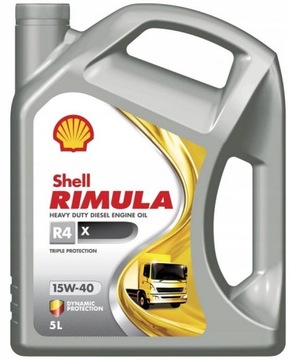 OLEJ shell / 5 litrów 15W40 RIMULA R4 X SILNIKOWY