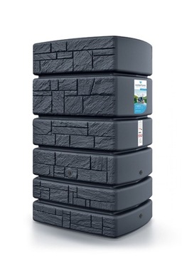 РЕЗЕРВУАР ДЛЯ ДОЖДЕВОЙ ВОДЫ Waterform Tower Stone [500 л] АНТРАЦИТ PROSPERPLAST