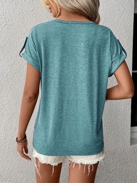 Nowa Kolekcja Kolorowy T-shirt Z Krótkim Rękawem Dla Kobiet-Idealny Na Lato