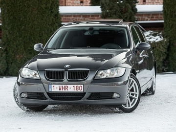 BMW Seria 3 E90-91-92-93 Limuzyna E90 318d 143KM 2007 BMW 320 M47 Rozrząd z przodu ! Szyberdach !