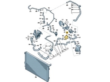 ЭЛЕКТРОМАГНИТНЫЙ КЛАПАН РАДИАТОРНОЙ ЖИДКОСТИ ДЛЯ AUDI SKODA