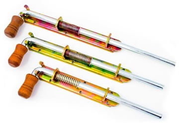 КРАН ПРУЖИННЫЙ 400 мм УЗКИЙ КРАН ГАРАЖНАЯ ЗАЩЕЛКА ОЦИНКОВАННАЯ