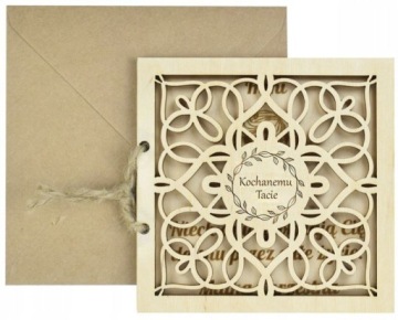 ПОДАРОК ​​НА 18-Й ДЕНЬ РОЖДЕНИЯ ДЕРЕВЯННАЯ КАРТОЧКА НА РОЖДЕНИЕ