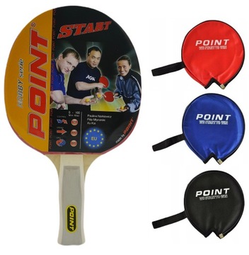 Rakietka do tenisa stołowego POINT START pokrowiec