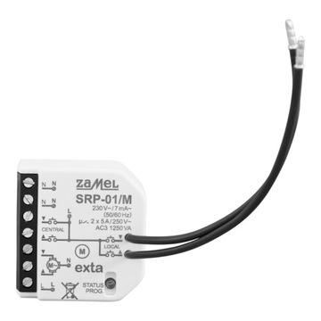 STEROWNIK ROLET PRZEWODOWY SRP-01/M 230V 5A MINIATUROWY