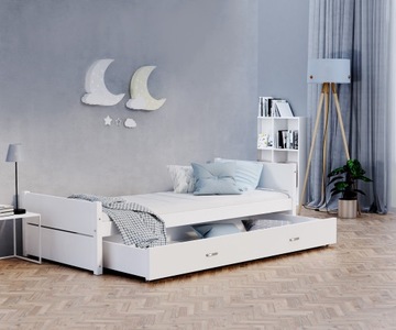 Молодежная кровать 90х200 с ящиком, матрас TYMON