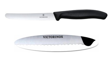 Victorinox 6.7833, nóż uniwersalny, ostrze ząbkowane 11 cm, Swiss Classic