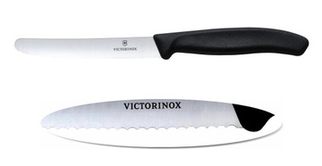 Victorinox 6.7833, Нож универсальный, зубчатое лезвие 11 см, Swiss Classic