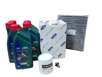 ZESTAW FILTRY + OLEJ FORD FOCUS MK3 1,0 ECOBOOST ORYGINAŁ