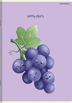 ZESZYT TOP 2000 HAPPY FRUITS A6/32K KRATKA