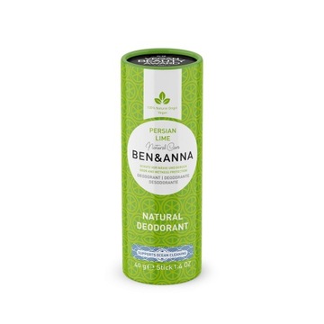 Ben&Anna, dezodorant PERSIAN LIME sztyft, 40 g