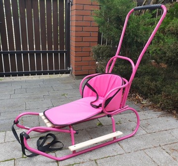 САНКИ BASIC EVO + ПУШЕР + ТОЛСТЫЙ МАТРАС + РЕМЕНЬ + ПОДНОжки