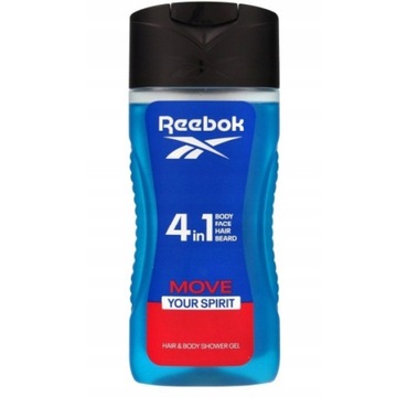 Reebok Żel pod Prysznic Męski 4w1 Move Your Spirit 400ml