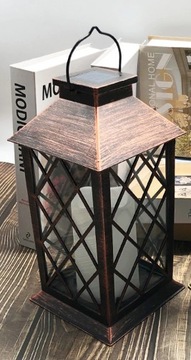 LAMPION SOLARNY LED LATARNIA ŚWIECA ZNICZ LAMPA