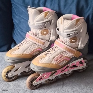 Rolki Hy Skate, rozmiar 40 wkładki 25,5 cm ABEC 7