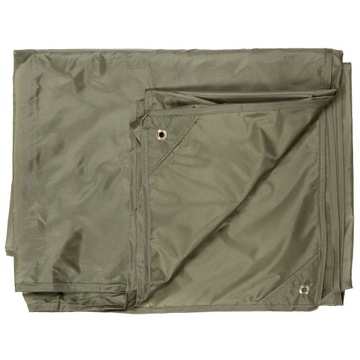 Tarp 3x3 m, kolor zielony olive, metalowe oczka