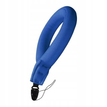 Водонепроницаемая плавающая камера, универсальный плавающий ремешок синего цвета.